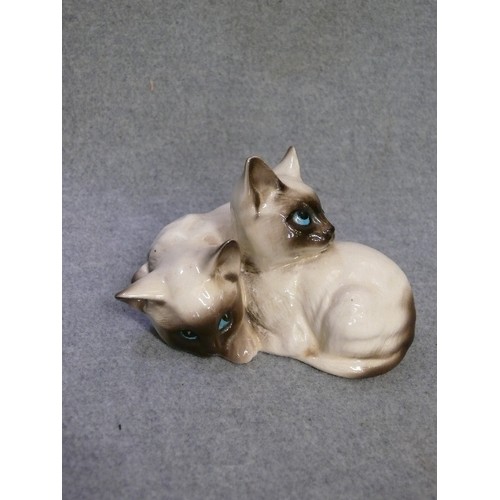 7 - ROYAL DOULTON SIAMESE KITTENS