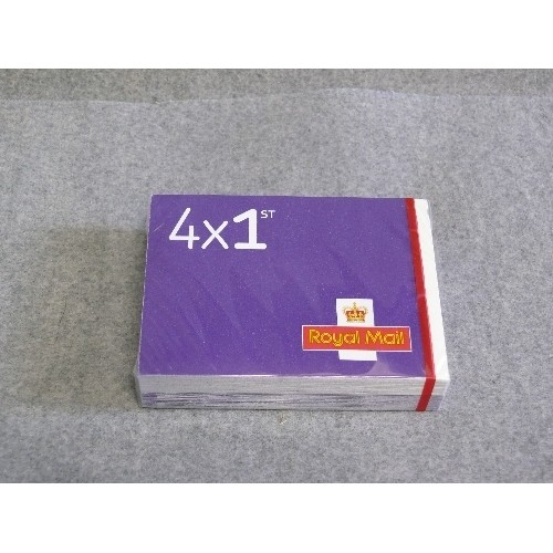 51 - SEALED PACK OF 50 BOOKS OF 4 X 1ST CLASS STAMPS (200 IN TOTAL). RETAIL £270 GUARANTEED GENUINE