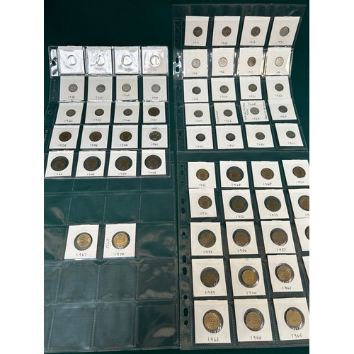 20 - A very good collection of threepence coins from 1911 to 1970, complete run to include a rare 1927 lo... 