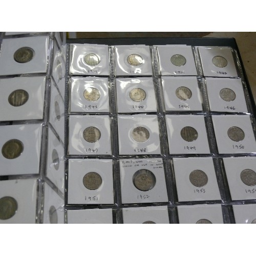 21 - COMPLETE RUN OF 70 SIXPENCES 1902-1970 INCLUDING 1927 PROOF -  15000 MINTED, 1970 PROOF