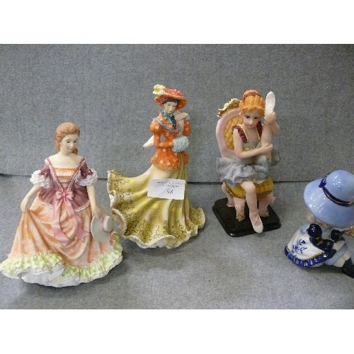 98 - A COLLECTION OF 8 DECORATIVE FIGURINES