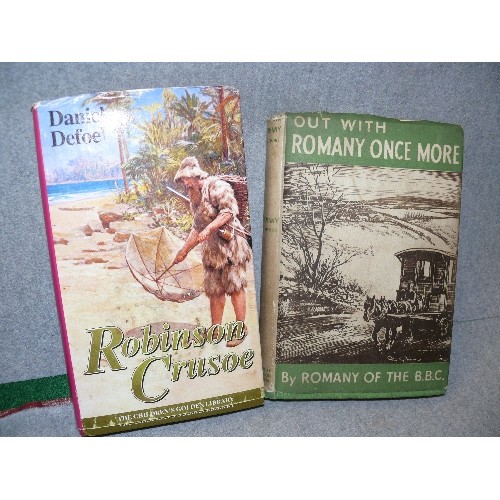 138 - A SELECTION OF VINTAGE BOOKS AND MAGAZINES MODEL ENGINEER, ROBINSON CRUSOE ETC