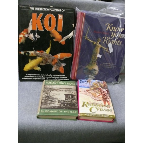 138 - A SELECTION OF VINTAGE BOOKS AND MAGAZINES MODEL ENGINEER, ROBINSON CRUSOE ETC