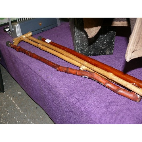 164A - A SELECTION OF WALKING STICKS