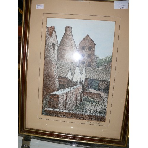 236 - A FRAMED AND GLAZED LIMITED EDITION PRINT SIGNED M. WHEALDON 19/50