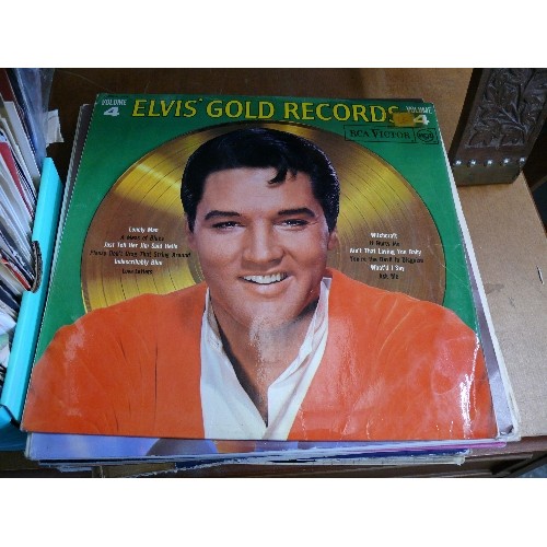 293 - A SELECTION OF LP RECORDS TO INCLUDE ELVIS, LENNON & MCCARTNEY, CLIFF RICHARD ETC