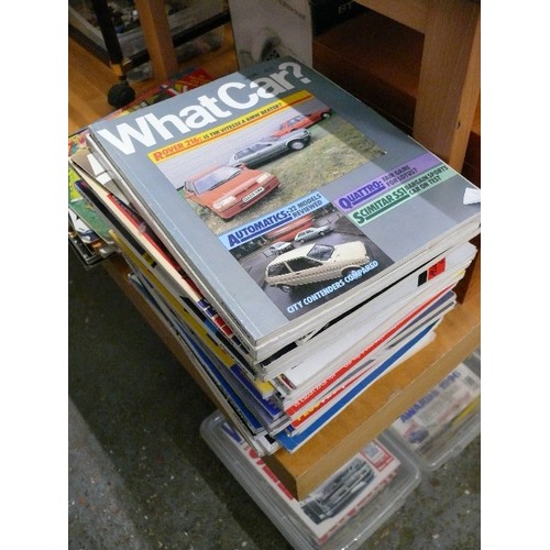 336 - A SELECTION OF VINTAGE WHAT CAR MAGAZINES