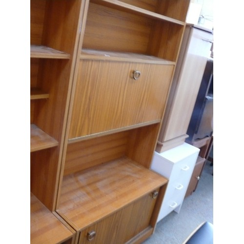 500 - 2 LARGE RETRO WALL CABINETS