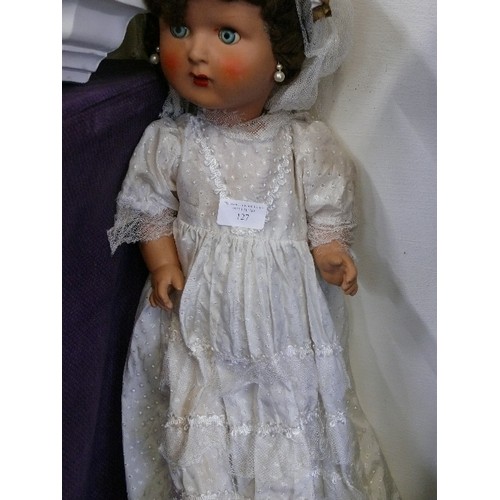 127 - A 1940'S WALKING DOLL