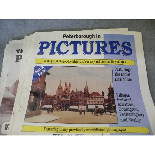 74 - A COLLECTION OF 16 PETERBOROUGH IN PICTURES