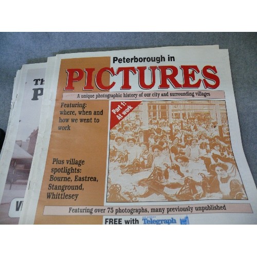 74 - A COLLECTION OF 16 PETERBOROUGH IN PICTURES