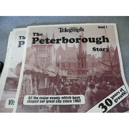 74 - A COLLECTION OF 16 PETERBOROUGH IN PICTURES