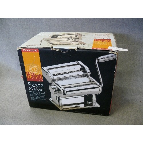 75 - AN ITALIAN PASTA MAKER BY TYPHOON, IN ORIGINAL BOX