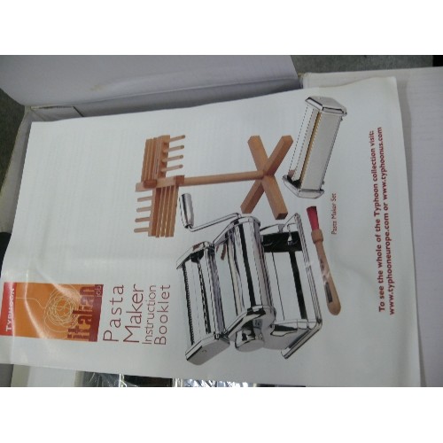 75 - AN ITALIAN PASTA MAKER BY TYPHOON, IN ORIGINAL BOX