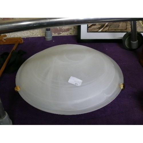 200 - A VERY NICE FROSTED GLASS CEILING LIGHT