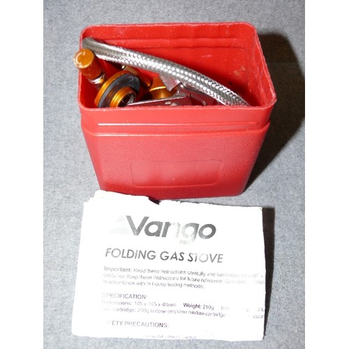 219 - A FOLDING GAS STOVE