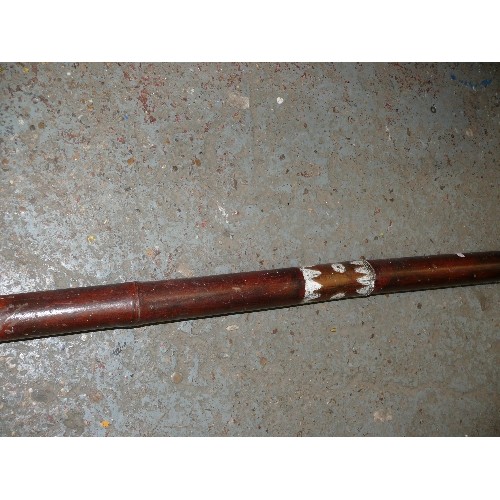 141 - A LARGE WOODEN DIDGERIDOO