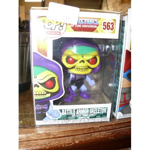 231 - FUNKO POP MASTERS OF THE UNIVERSE BATTLE ARMOUR SKELETOR