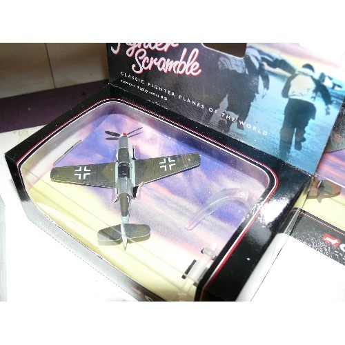 113 - 6 NEW AND BOXED CORGI SCRAMBLER FIGHTER AEROPLANE MODELS