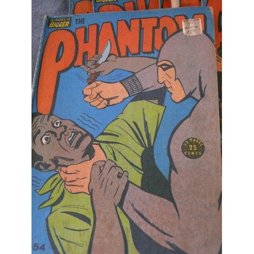 234 - 8 PHANTOM AND BATMAN COMICS CIRCA 1970'S