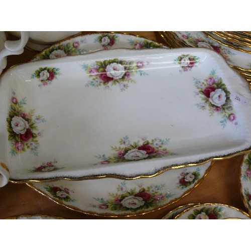 245 - A LARGE ROYAL ALBERT CELEBRATION TEA/DINNER SERVICE