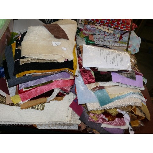 252 - 2 PILES OF VARIOUS MATERIAL OFFCUTS