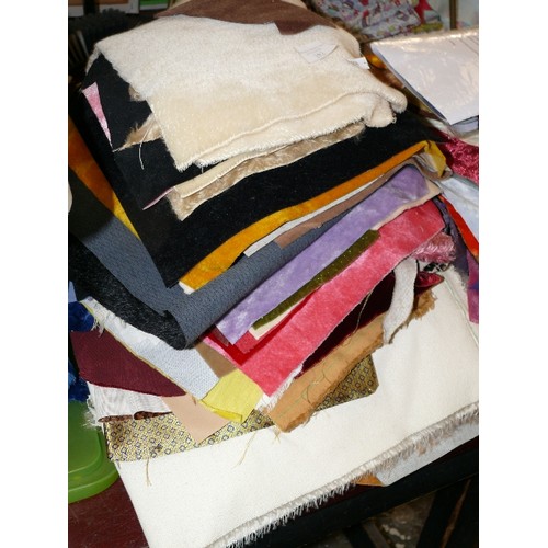 252 - 2 PILES OF VARIOUS MATERIAL OFFCUTS