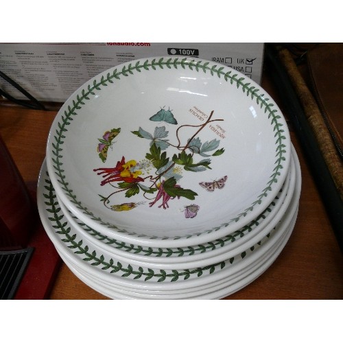 292 - A SELECTION OF PORTMEIRION BOTANICAL GARDENS PLATES AND A PLANTER