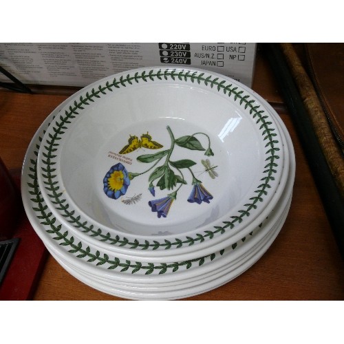 292 - A SELECTION OF PORTMEIRION BOTANICAL GARDENS PLATES AND A PLANTER