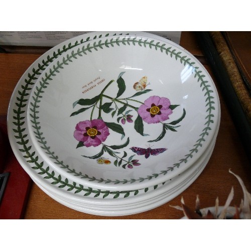 292 - A SELECTION OF PORTMEIRION BOTANICAL GARDENS PLATES AND A PLANTER