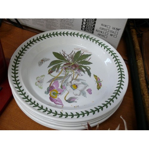 292 - A SELECTION OF PORTMEIRION BOTANICAL GARDENS PLATES AND A PLANTER