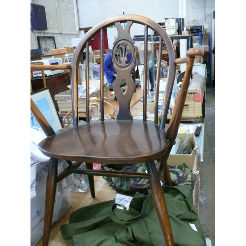 356 - A VINTAGE ERCOL WINDSOR CHAIR