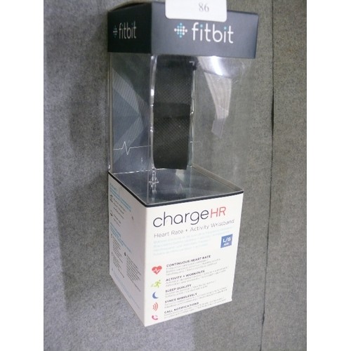 86 - A NEW AND BOXED FITBIT CHARGE HR