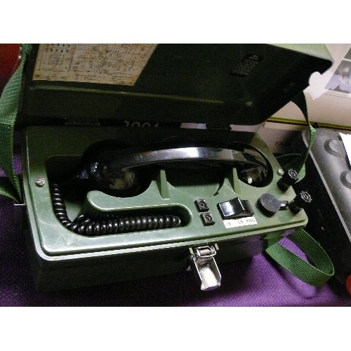 208 - A FIELD TELEPHONE UK PTC 405