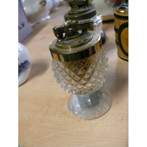 240 - 5 DECORATIVE TABLE LIGHTERS