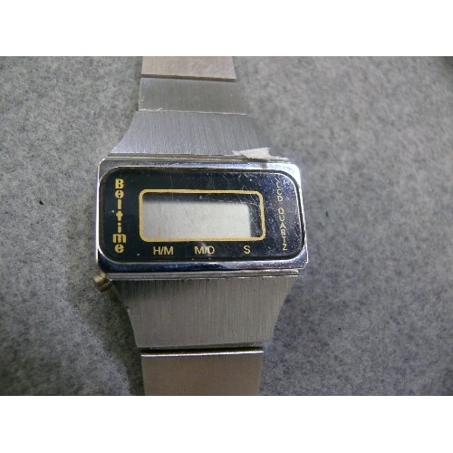 36 - A VINTAGE BELTIME LSD QUARTZ WATCH IN VERY GOOD CONDITION