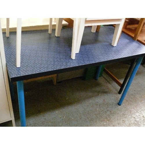 453 - IKEA DESK IN BLUE