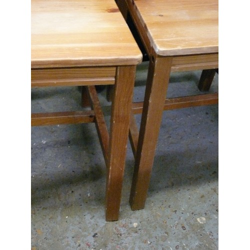 484 - 2 RUSTIC PINE CHAIRS