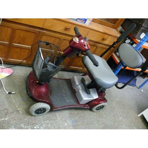 495 - MOBILITY SCOOTER BY STRIDER WITH MANUAL AND CHARGER, WORKING WHEN TESTED