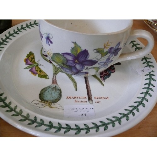 244 - A SELECTION OF PORTMEIRION BOTANICAL GARDEN CHINA