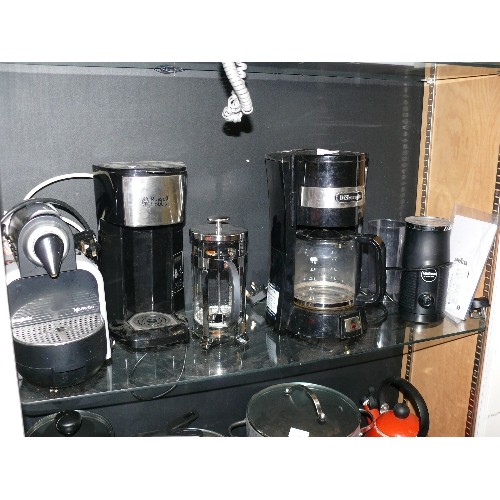 387 - 3 VARIOUS COFFEE MACHINES PLUS ACCESSORIES