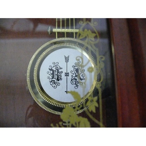 121 - AN EMPEROR QUARTZ WESTMINSTER CHIME WALL CLOCK