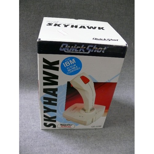 157 - A VINTAGE SKYHAWK QUICKSHOT JOYSTICK WITH ORIGINAL BOX