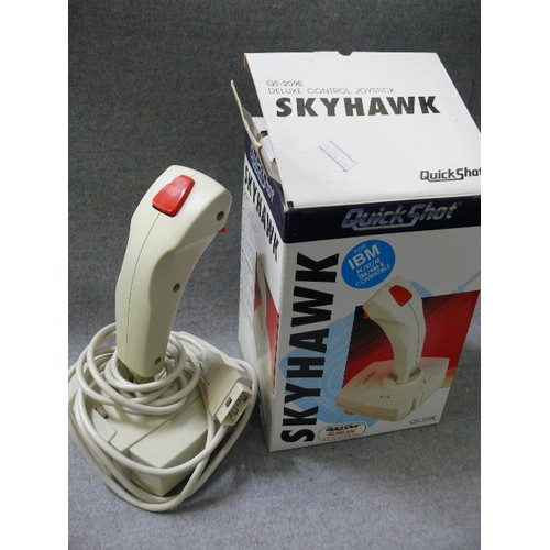 157 - A VINTAGE SKYHAWK QUICKSHOT JOYSTICK WITH ORIGINAL BOX