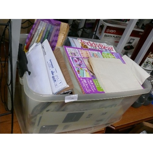 286 - A LARGE BOX OF NEW PAPER, GIFT BOXES AND PAPER BAGS