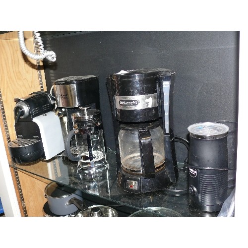 387 - 3 VARIOUS COFFEE MACHINES PLUS ACCESSORIES