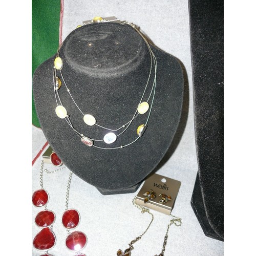 56 - 8 BRAND NEW SETS OF COSTUME JEWELLERY BY WALLIS