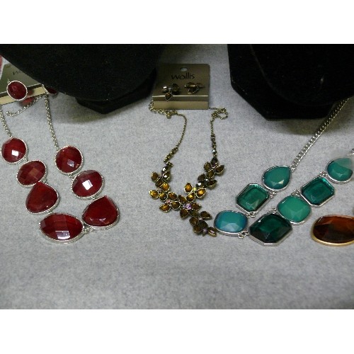 56 - 8 BRAND NEW SETS OF COSTUME JEWELLERY BY WALLIS