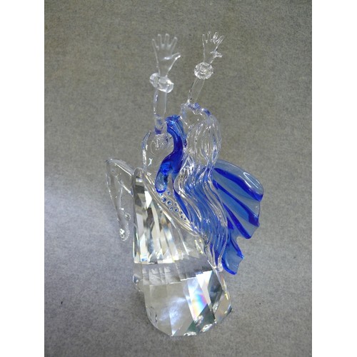 4 - (RESERVE MASSIVELY REDUCED) A BEAUTIFUL SWAROVSKI CRYSTAL FIGURINE 'MAGIC OF DANCE ISADORA' WITH ORI... 