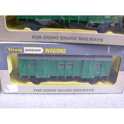 94 - TRI-ANG WRENN BOXED WAGONS X2